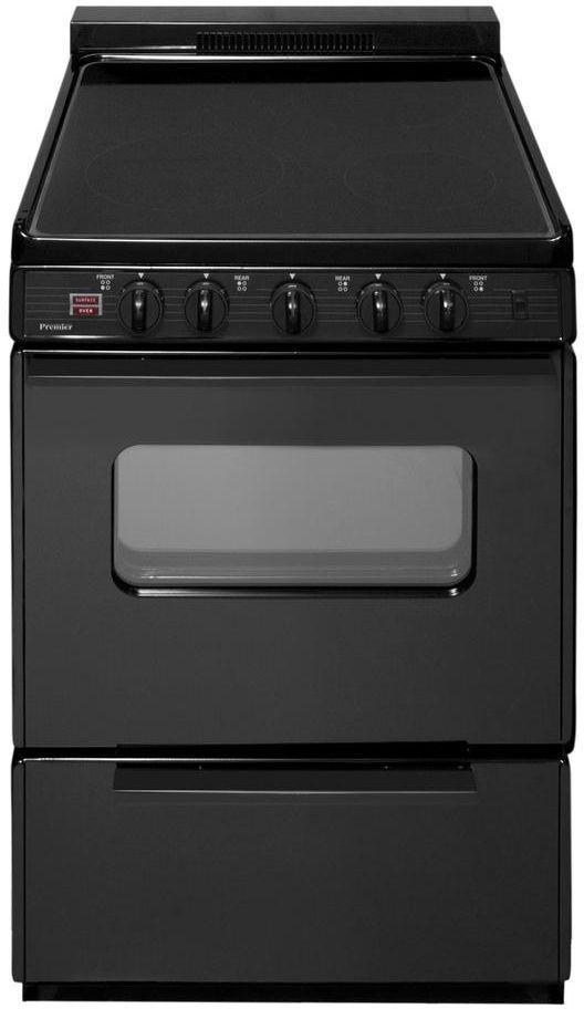 Premier 24" Black Freestanding Electric Range-0