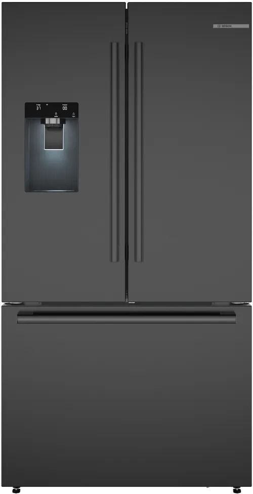 Bosch® 500 Series 36 in. 21.6 Cu. Ft. Black Stainless Steel Counter Depth French Door Refrigerator