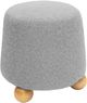 TOV Furniture Jaine Gray Faux Mohair Ottoman-4