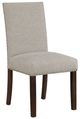 Homelegance® Paulson Taupe/Wire Brushed Brown Side Chair-0