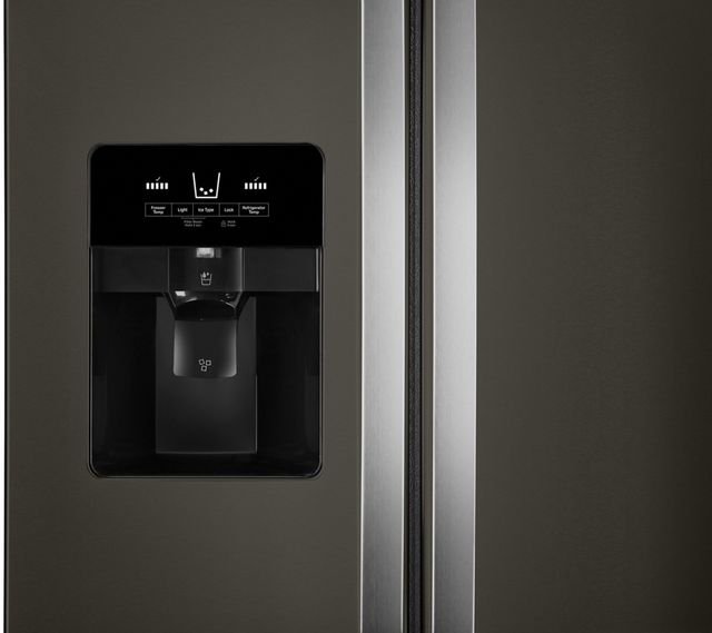 Whirlpool® 36 in. 24.6 Cu. Ft. Fingerprint Resistant Black Stainless Side-by-Side Refrigerator-4