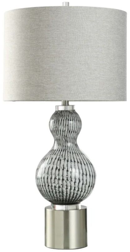 StyleCraft Gray/Treasure Gray Table Lamp-0
