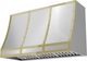 Zephyr Designer Collection 48" Polished Gold Forte Hood Banding Kit-4