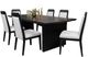 Coaster® Brookmead 7-Piece Black Extension Leaf Dining Table Set-0