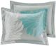 Olliix by Madison Park Essentials Aqua Queen Maible Complete Comforter and Cotton Sheet Set-2