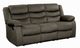 Homelegance® Discus Brown Reclining Sofa-0