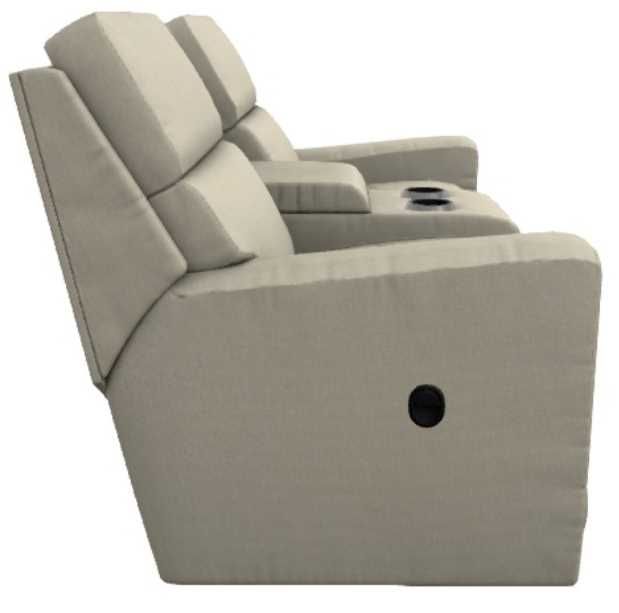 La-Z-Boy® Apollo Natural Manual Reclining Loveseat with Console-3