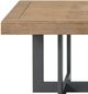 Intercon Eden Rustic Dune Coffee Table with Black Base-2
