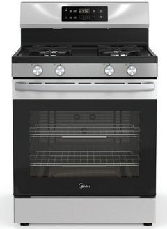 Midea® 30" Stainless Steel Freestanding Gas Range