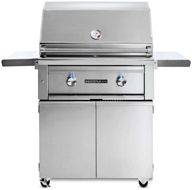 Lynx® Sedona 30" Stainless Steel Freestanding Grill-0