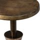 Dovetail Furniture Kenway Antique Brass Side Table-2