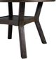 Elements International Amherst 5-Piece Black/Walnut Dining Set-4