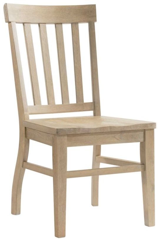Elements International Lakeview 5-Piece Natural/White Round Dining Set-3