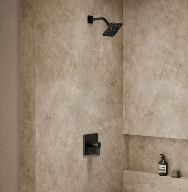 KOHLER® Parallel® Rite-Temp® Matte Black 1.75 GPM Shower Trim Kit-1