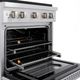 ZLINE Paramount 36" 5.2 Cu. Ft. Satin Stainless Steel Gas Range with 6 Burner DuoPro™ Cooktop and Convection Gas Oven-5