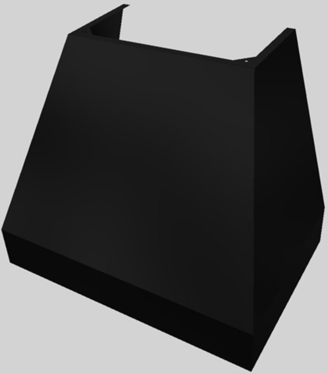 Vent-A-Hood® Designer Series 36" Black Wall Mounted Range Hood-1