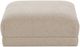 Classic Home Adalynne Buttermilk Upholstered Square Ottoman-2