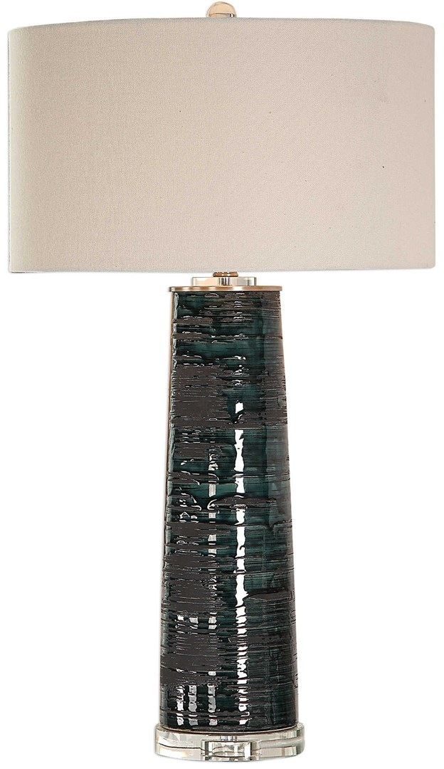 Uttermost Chamila Teal Glazed Table Lamp-0