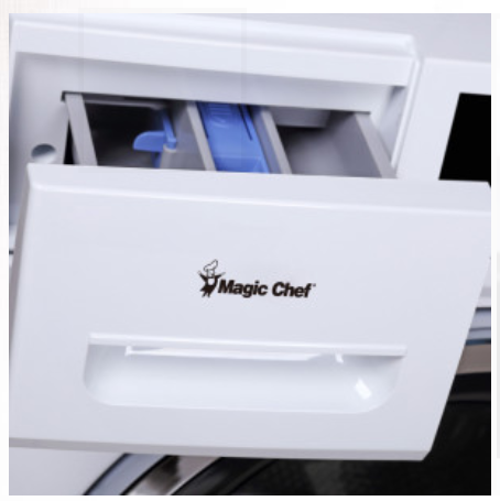 Magic Chef® 2.7 Cu. Ft. White Front Load Washer-1
