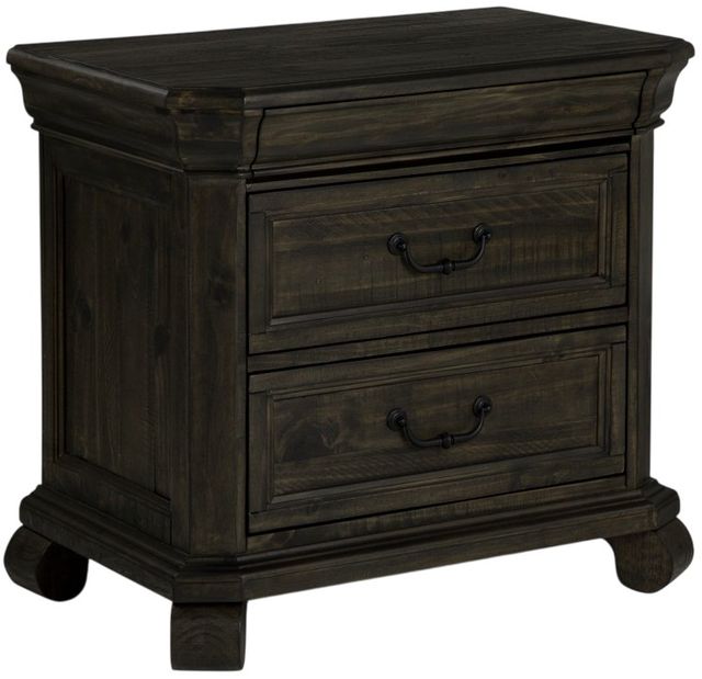 Magnussen Home® Bellamy Peppercorn Nightstand-0