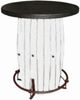 Million Dollar Rustic White Barrel Bar-0