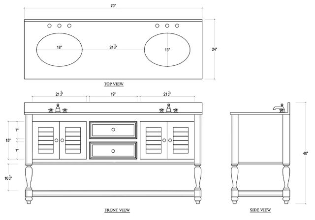 Bramble Customizable Cottage Master Vanity-1