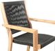 Armen Living Madsen Outdoor Charcoal Dining Chairs-4