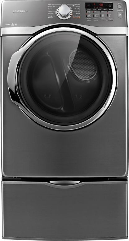 Samsung 7.4 Cu. Ft. Stainless Platinum Electric Dryer-1