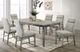 New Classic® Home Furnishings Lennox 5-Piece Gray/Metallic Silver Dining Table Set-1
