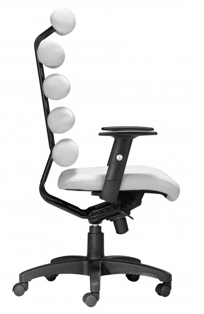 Zuo® Modern Unico White Office Chair-1