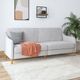 dhp furniture® Jasper Light Gray Futon-4