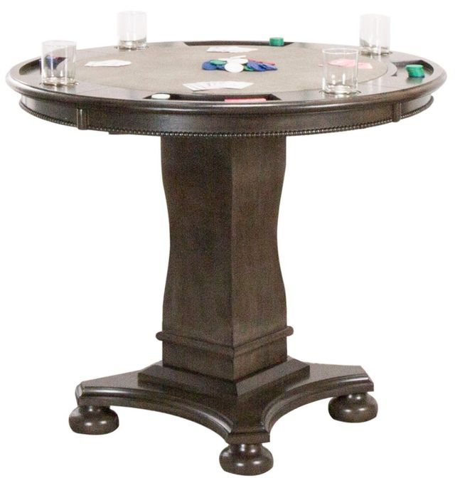 Cramco Vegas 3-Piece Distressed Gray Counter Height Game Table-1