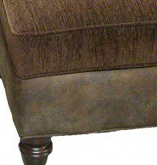 Marshfield Furniture Remington Brown Storage Ottoman-1