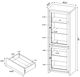 Coaster® Denison Black Media Tower Cabinet-2