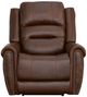 Flexsteel® Oscar Brown Power Recliner with Power Headrest and Lumbar-2