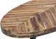 Moe's Home Collection Parq Amber Oval Coffee Table with Black Metal Base-3