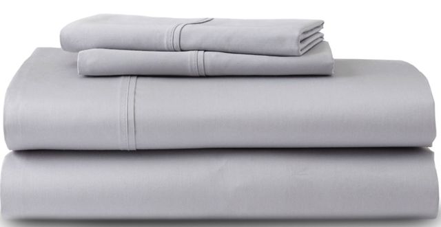 GhostBed® GhostSheets Premium Supima Cotton and Tencel Luxury Soft Grey King Sheet Set-0