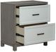 Liberty Furniture Palmetto Heights Two-Tone Shell White/Driftwood Nightstand-1