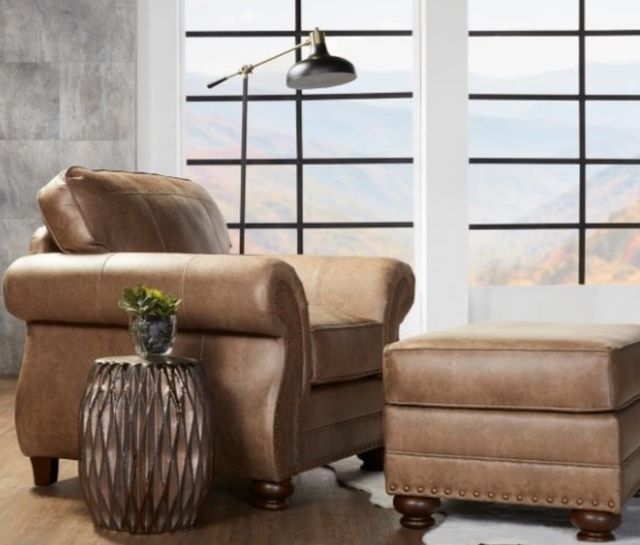 Hughes Furniture® 17400 Jetson Ginger Chair-1