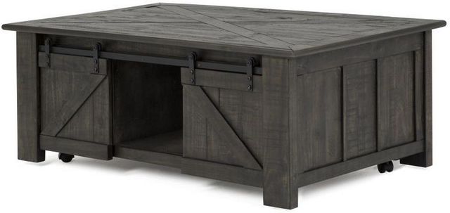 Magnussen Home® Garrett Weathered Charcoal Lift Top Cocktail Table-1