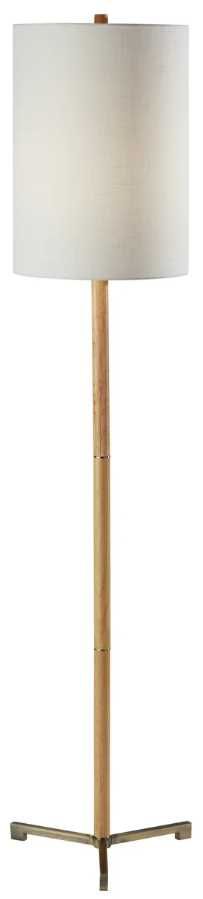 Adesso® Maddox Antique Brass Floor Lamp-0