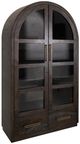 International Furniture Direct Black Balam Black Cabinet-0