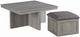 Elements International Uster 2-Piece Weathered Gray Occasional Table Set -0