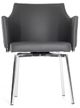VIG Furniture Modrest Kaweah Chrome/Gray Modern Dining Chair-1