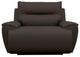 La-Z-Boy® Palmer Walnut Leather Power Reclining Chair and a Half with Headrest and Lumbar-1