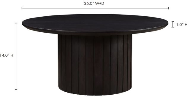 Moe’s Home Collection Povera Black Coffee Table-2