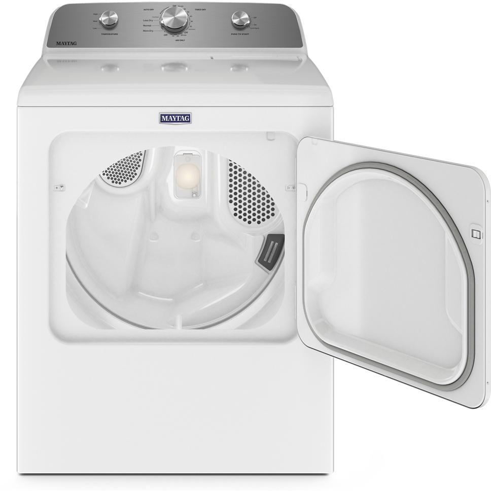 Maytag 7 Cu. Ft. White Front Load Electric Dryer - Thumbnail 2