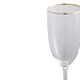 A & B Home Felicity 3" Glass Bubble-Stem Goblet -1