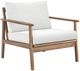 New Classic® Home Furnishings Ashton Natural Acacia/Fabric Outdoor Patio Club Chair-0