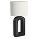 Bassett Mirror Leers Black Table Lamp-1